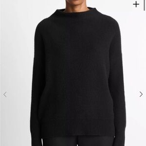 Vince Plush Cashmere Funnel-Neck Sweater